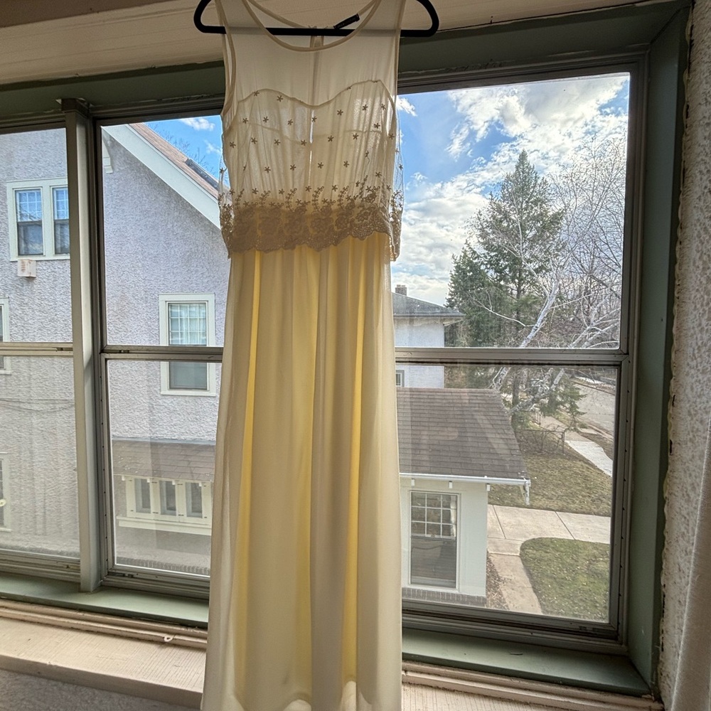 Crème Dress. Never worn.